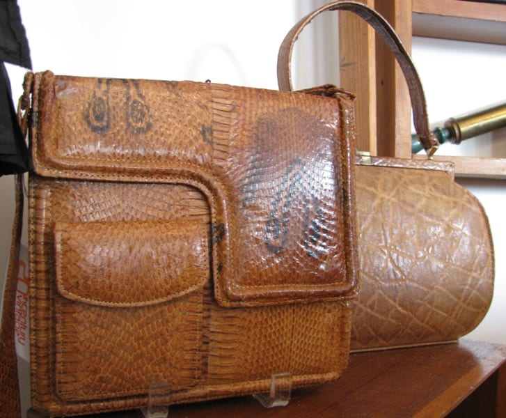 Snake Skin vintage handbag