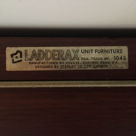 Mid Century Ladderax Unit - Label