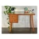Retro Desk with World Map Top | 20th Century Vintage