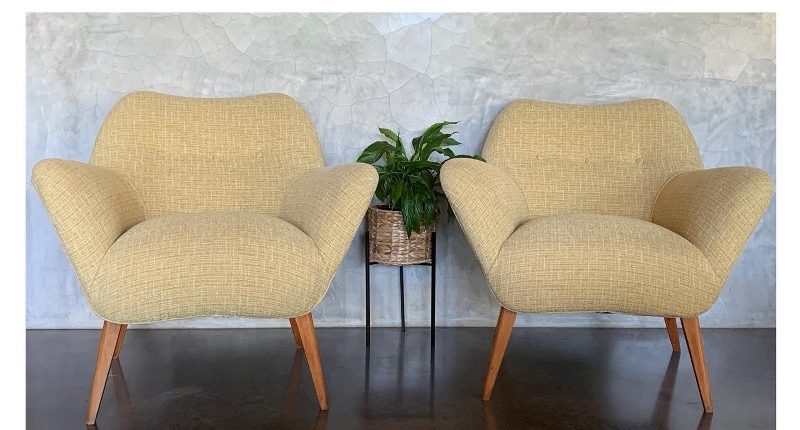 A pair of 1950s Barina Tub Chairs offered for sale by 20th Century Vintage