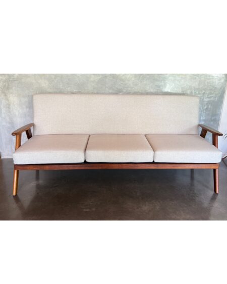 Mid Century Three Seater Sofa / Daybed