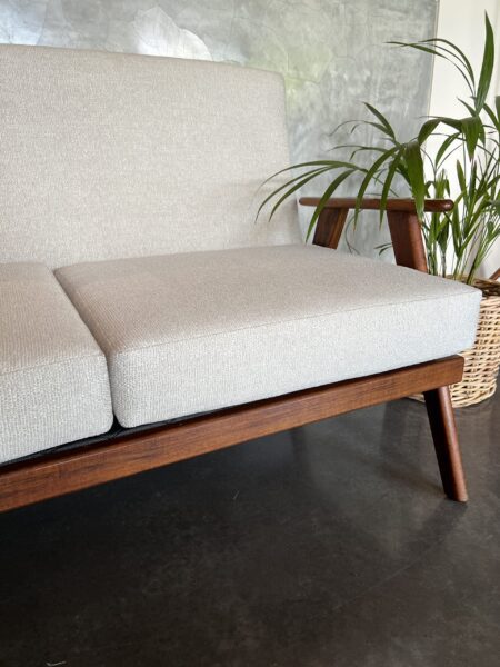 Mid Century Three Seater Sofa / Daybed