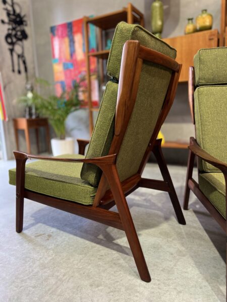 Mid Century Danish Deluxe Inga Armchairs