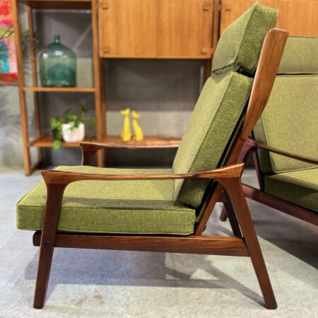 Mid Century Danish Deluxe Inga Armchairs