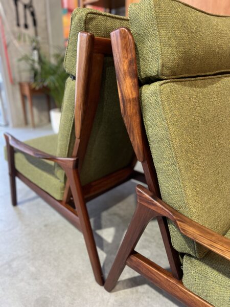 Mid Century Danish Deluxe Inga Armchairs