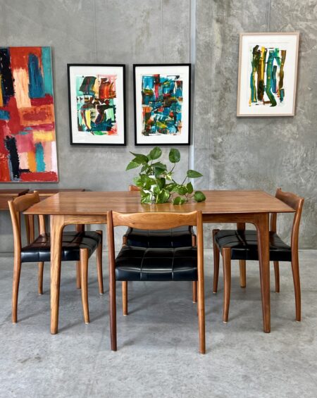 Mid Century Dining Table by Noblett - 6 seater