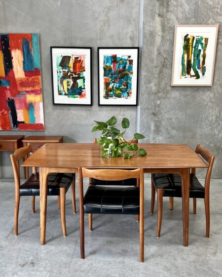 Mid Century Dining Table by Noblett - 6 seater